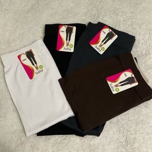 4 pack Women's calf length Leggings